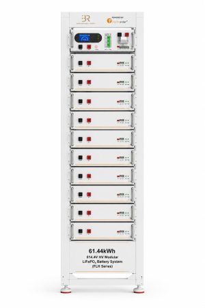 61.44kWh 614.4V High-Voltage LiFePO₄ Battery System – FLH48100UG1